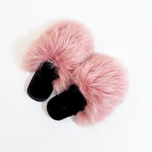 Fluffy Sheepskin Scuff: Pink Perfection Moodles