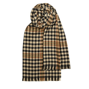 Brock Burns Antique Luxury Fine Wool Stole | Wool Scarf