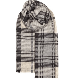 Fearne Scarf British Wool Cranston Pearl | Wool Scarf