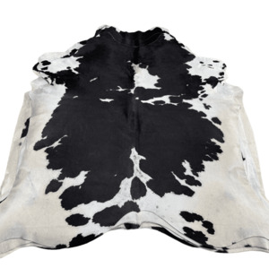 Black and White Premium Cowhide Rug