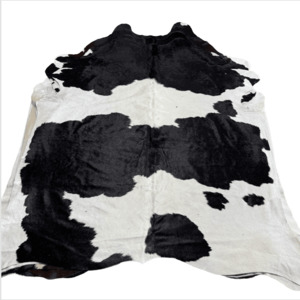 Black and White Premium Cowhide Rug