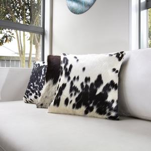 Cowhide Leather Cushion Cover