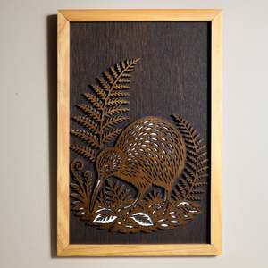 Wall Art: Kiwi - 3-Layer Framed Wall Art