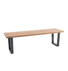 Calia Solid Oak Living Dining Furniture: Calia Bench Medium/Large 157x42cm - SOLID American White Oak Timber