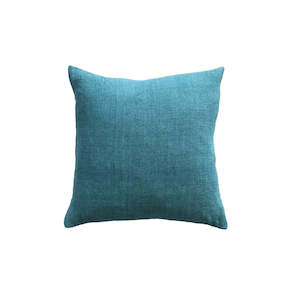 All Soft Furnishings: Cushion w Feather Inner - Indira - Baltic Sea