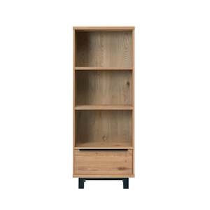 Back In Stock: Florence Bookcase - Wild Oak Timber Brushed/Lacquer