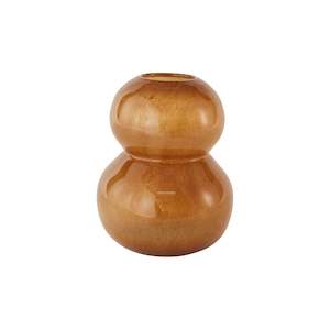 For The Interior: Lasi Vase - Amber - Large