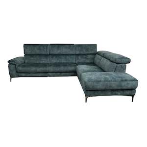 Marley Sofa Chaise - 3 Seater Left with Electric Recliner + Corner Extension Cha&hellip;