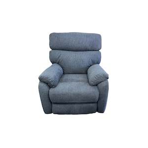 Recliners: Cortez Power Recliner - Urban Sofa - Belfast Navy Blue Fabric