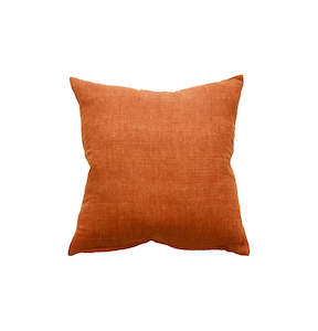 Rust: Cushion w Feather Inner - Indira - Sienna