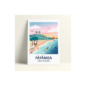 Pastels: A4 Print - Papamoa Pastels