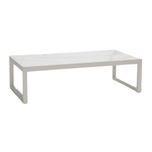 Copenhagen Ceramic Outdoor Coffee Table - White