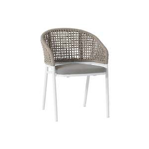 Outdoor Test: Calais Outdoor Dining Chair - White Frame