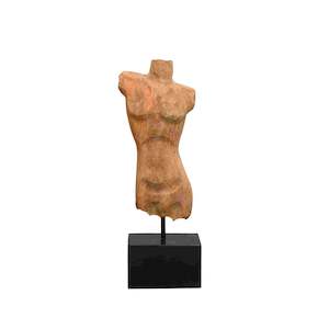 Standing Wooden Bust - Male