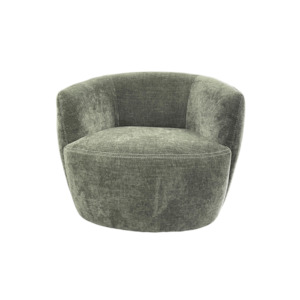 Petal Occasional Swivel Chair - Urban Sofa - Ansell Forrest Green Fabric