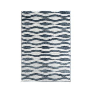 Rug - Asana - 100% Polypropylene - Wave Blue/Grey - 160x230cm