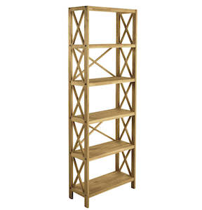 Arriving Soon: X-Shelf Oak Unit w/6 Shelves
