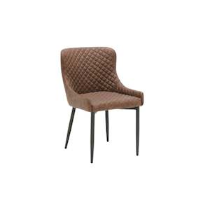 Arriving Soon: Ottowa Dining Chair - Brown PU