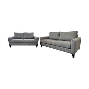 Jameson 3+2.5 Seater - NZ Made - Nixon Ash Fabric