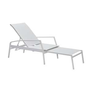 New Arrivals Furniture: Belvedere Sun Lounger - White