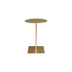 Studio Round Regent Side Table - Gold
