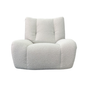 Recliners: Elton Swivel Rocker Recliner Chair - Urban Sofa - Legend Beige Fabric