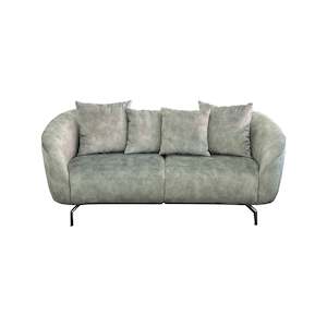 Mid Yealy Sale: Dove 2.5-Seater Sofa - Urban Sofa - Misty Grey Velvet