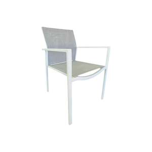 Miami Outdoor Dining Chair - White