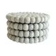 Felt Ball Coasters - Grey Marle - 4 Pack