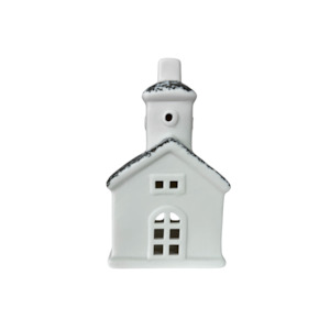 Tea Light Church with Speckled Roof
