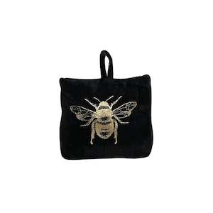 Doorstop - Bee - Black/Gold