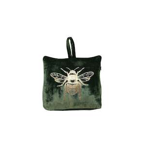 Doorstop - Bee - Green/Gold