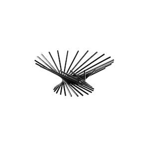 New Arrivals Accessories: Metal Sculpt Bowl - Black