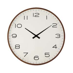 New Arrivals Accessories: Cody Wall Clock 51cm - Walnut