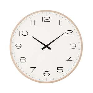 Cody Wall Clock 51cm - Whitewash