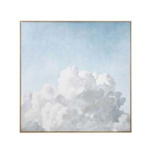 New Arrivals Accessories: Wall Art - Cumulus w Natural Frame - 100x100cm