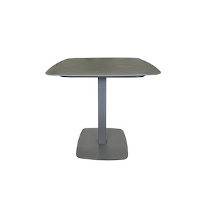 Mahina Ceramic Outdoor Bistro Table - Charcoal