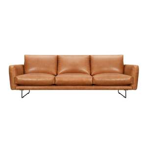Gatsby 3.5 Seater Sofa - Urban Sofa - Ranch Tan Full Grain Leather