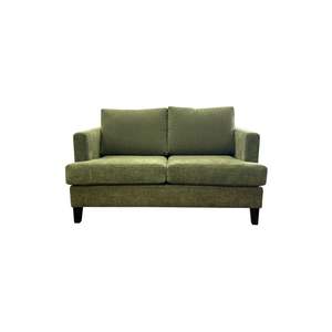 Olivia 2 Seater - NZ Made - Warwick Dion Olive Fabric