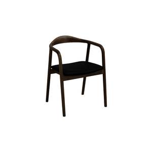 Living Dining Sale: Nordic Solid Oak Dining Chair - Black Stained