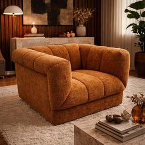 All Lounge Furniture: Teramo Chair - Urban Sofa - Terracotta Fabric
