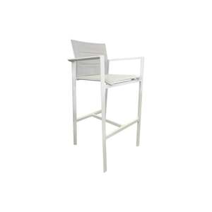 Bremen Outdoor Bar Chair - White