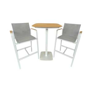 Moorea/Park 3pc Bar Setting White