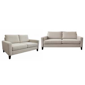 Jameson 3+2.5 Seater - NZ Made - Jefferson Biscuit Fabric