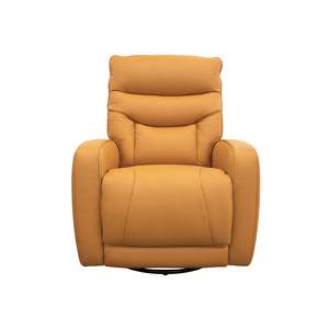 Utah Swivel Rocker Power Recliner Chair w. Power Headrest and Battery - Urban So&hellip;