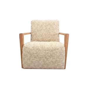 Otto Swivel Chair w. 360 Swivel - Urban Sofa - Odyssey Marzipan Fabric