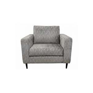 Prague 1.5 Seater - NZ Made - Warwick Plaza Pewter Fabric