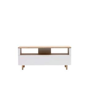 Back In Stock: New Amalfi TV-Lowboard - 120cm - White Oak/Oak Veneer - Assembled
