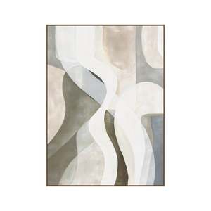 Sale Accessories: Wall Art - Aesthetic - Canvas w Oak Frame - 110x115cm