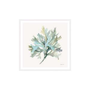 Sale Accessories: Wall Art - Coastal Bliss - with Glass & White Frame - 85x85cm